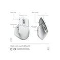 thumbnail image 4 of Logitech MX Master 3S for Mac - Wireless Bluetooth Mouse with Ultra-fast Scrolling, Ergo, 8K DPI, Quiet Clicks, Track on Glass, Customization, USB-C, Apple, iPad, 4 of 13