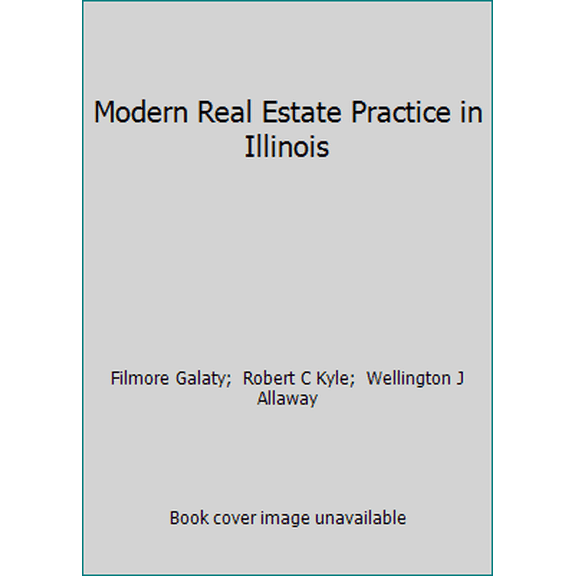 Pre-Owned Modern Real Estate Practice in Illinois (Paperback) 1419507621 9781419507625