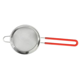 Surwin Passoire Pliable Silicone Rouge – Compacte Et Portable Pour Cuisine Et Camping 25.8x18.7x10cm