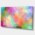 thumbnail image 2 of Motif de Mosaïque Polygonale Multicolore - Tableau Abstrait sur Toile, 2 of 2