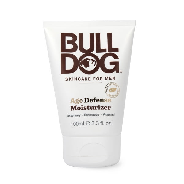 Bulldog Skincare for Men Age Defense Men's Moisturizer, 3.3oz, Nourishes & Smooths Men's Skin