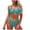 Light Green, variant on Women Sexy Bikini Set 2 Piece Halter String High Cut Cheeky Thong Swimsuit Bathing Suit (Blue, L)