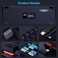 thumbnail image 4 of Wired Mechanical Gaming Keyboard Redragon K615-R, Rainbow LED Backlight, USB-C Cable, Conflict-Free, Designed for Comfortable Typing, 4 of 13