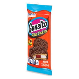 Marinela Gansito Strawberry and Crème Filled Cookies with Chocolate Coating