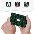 thumbnail image 4 of DouZhe 1-Gang Toggle Switch Wallplate, Nordic Viking Mystic Runes Green Decorative Wall Plates, 4 of 7