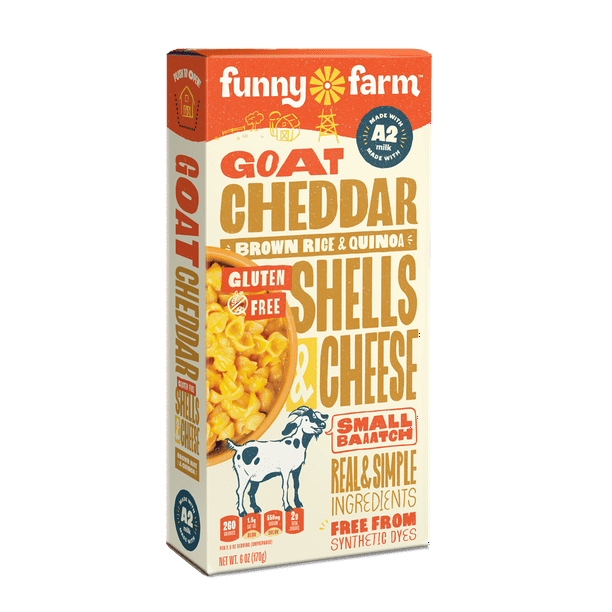 Funny Farm A2 Milk Gluten Free Macaroni and Cheese (Case of 8) Brown