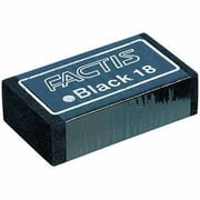 Factis Black Magic Eraser, 1.25" x 2.5", Pack of 18
