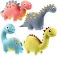 thumbnail image 1 of Juguetes de peluche con dinosaurios de peluche HUOGUO, 23 cm, para decoración de fiestas infantiles, 1 of 4