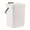 1pc White3L, variant on 3L/5L Quiet-Close Trash Can - Space-Saving Kitchen & Office Bin, Odor-Proof Lid, No-Slam Design