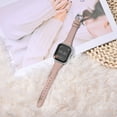 thumbnail image 4 of Slim Leather Band Compatible with Apple Watch Band 40mm 38mm 41mm 42mm 44mm 45mm 49mm Women, Top Grain Genuine Leather Strap Thin Watch Wristband for iWatch Series 9 8 7 6 5 4 3 2 1 SE Ultra 2, 4 of 8