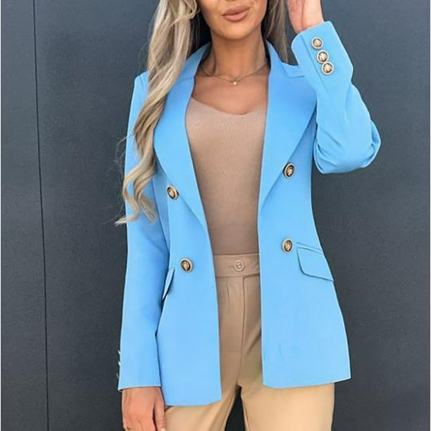 Fankiway Winter Coats for Women Women Business Attire Solid Color Long  Sleeve Cardigan top Jacket Coat Womens Coats and Jackets Clearance 