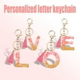 thumbnail image 4 of Letter Keychain,26 Letters A-Z Decorative Letter Keychain,Name Keychain for Women Girls Men Teenager Gift, 4 of 6