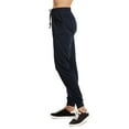 thumbnail image 2 of Sofra Women's Lightweight Cotton Blend Jersey Jogger Pants with Side Pockets, 2 of 3