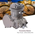 thumbnail image 5 of Costway Upgraded 80cc 2-Stroke Bicycle Gasoline Engine Motor Kit Motorized Bike Silver, 5 of 10