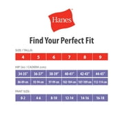 Hanes Womens Underwear 6-Pack, Super Stretch Panties, Comfort Flex Fit Underwear for Women