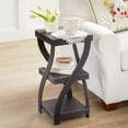 thumbnail image 6 of Antique Finish Twisted Side Tables - Distressed Gray, 6 of 11