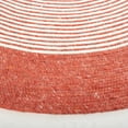 thumbnail image 3 of SAFAVIEH Braided Lars Geometric Reversible Area Rug, Red/Ivory, 5' x 7' Oval, 3 of 11