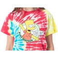 thumbnail image 4 of The Simpsons Womens' Bart Simpson Feast Your Eyes Top and Shorts Pajama Set S, 4 of 5