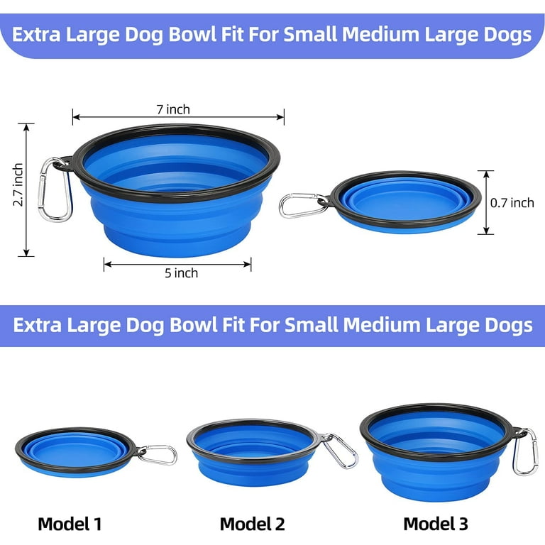 Collapsible Dog Bowls (2 Pack)