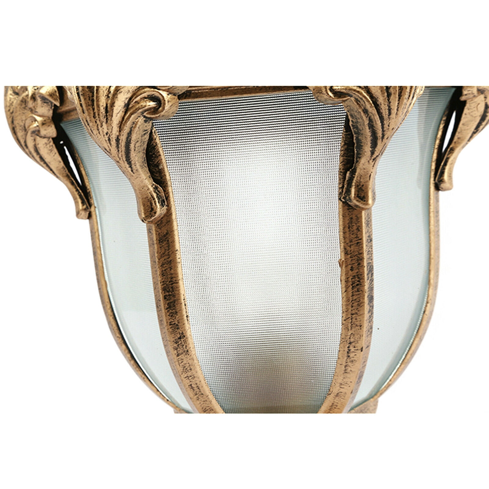 Fichiouy Retro Exterior Post Lantern Lamp Yard Driveway Fence Outdoor Gate Pillar Light Bronze E26