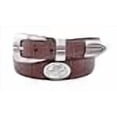 thumbnail image 3 of ZeppelinProducts CLE-BOLPTCRC-TAN-32 Clemson Concho Croc Tan Leather Belt- 32 Waist, 3 of 3