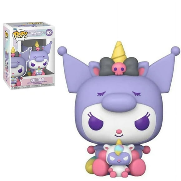 WJSDDXD RWJDXD Funko Pop! Animation: Sanrio: Hello Kitty - Kuromi Unicorn Party Vinyl Figure 62 Model Collecting Toy Gift with Box LZ