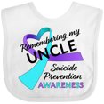 thumbnail image 3 of Inktastic Remembering My Uncle- Suicide Prevention Awareness Boys or Girls Baby Bib, 3 of 4