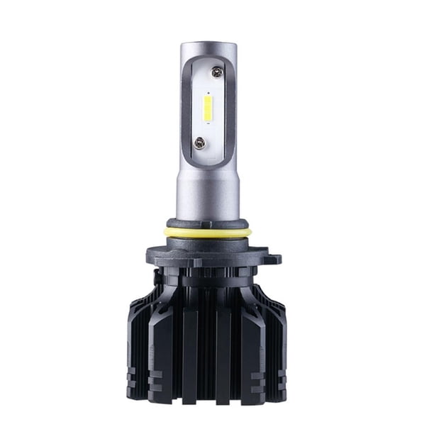 Bombillas LED para faros delanteros automotrices, ángulo de haz, impermeables, ventilador de faros, súper brillantes 9005