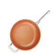 thumbnail image 4 of Copper Frying Pan Skillet With Ceramic Coating Oven Dishwasher Induction Skillet For All Stoves Brass, 4 of 7