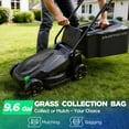 thumbnail image 2 of Kraftsense 14" Cordless Lawn Mower, Electric Lawn Mowers with Brushless Motor, 5-Position Height Adjustment, with 5.0Ah Battery, 2 of 9