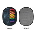 thumbnail image 2 of Naloa Rainbow Sausages On Dark Slate Silicone Pot Holders, Oven Mitts Heat Resistant Hot Pads, Non Slip Pot Holder for Kitchen Baking and Cooking 9.4 x 7.5 Inches, 2 of 7