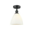 thumbnail image 2 of Innovations Lighting 516-1C-BK-GBD-751 Bristol 8" Wide Semi-Flush Ceiling Fixture - White, 2 of 5