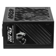 MSI - MPG A850GS PCIE5, 80+ Gold Full Modular Gaming PSU, 12V-2x6 Cable, 5080 5070 ATX 3.1 & PCIe 5.1 Ready. Embossed Jacket Cables. 850W Power Supply,