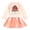 Peach Moana, variant on Disney Frozen Toddler Girls' Long Sleeve Tutu Dress Purple Anna