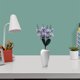 thumbnail image 5 of Flor Artificial de Magnolia Púrpura Imitación Flor Falsa Tallos Decoración del Hogar Centro de Mesa para la Sala de Estar, 5 of 6