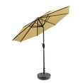 thumbnail image 2 of GARDEN 9 Ft Patio Umbrellas w/ Black Round Base Included for Outdoor Shade, Beige, 2 of 7