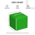 thumbnail image 4 of Tissue Green Box Cover Holder, Square by Xecao - Leather Decorative Organizer for Tabletop, Bathroom, Car, Office, 4 of 8