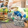 thumbnail image 5 of TSV Garden Tool Bag, Gardening Tote Bag with 9 Pockets, Heavy Duty Gardening Tool Kit Holder, 5 of 7