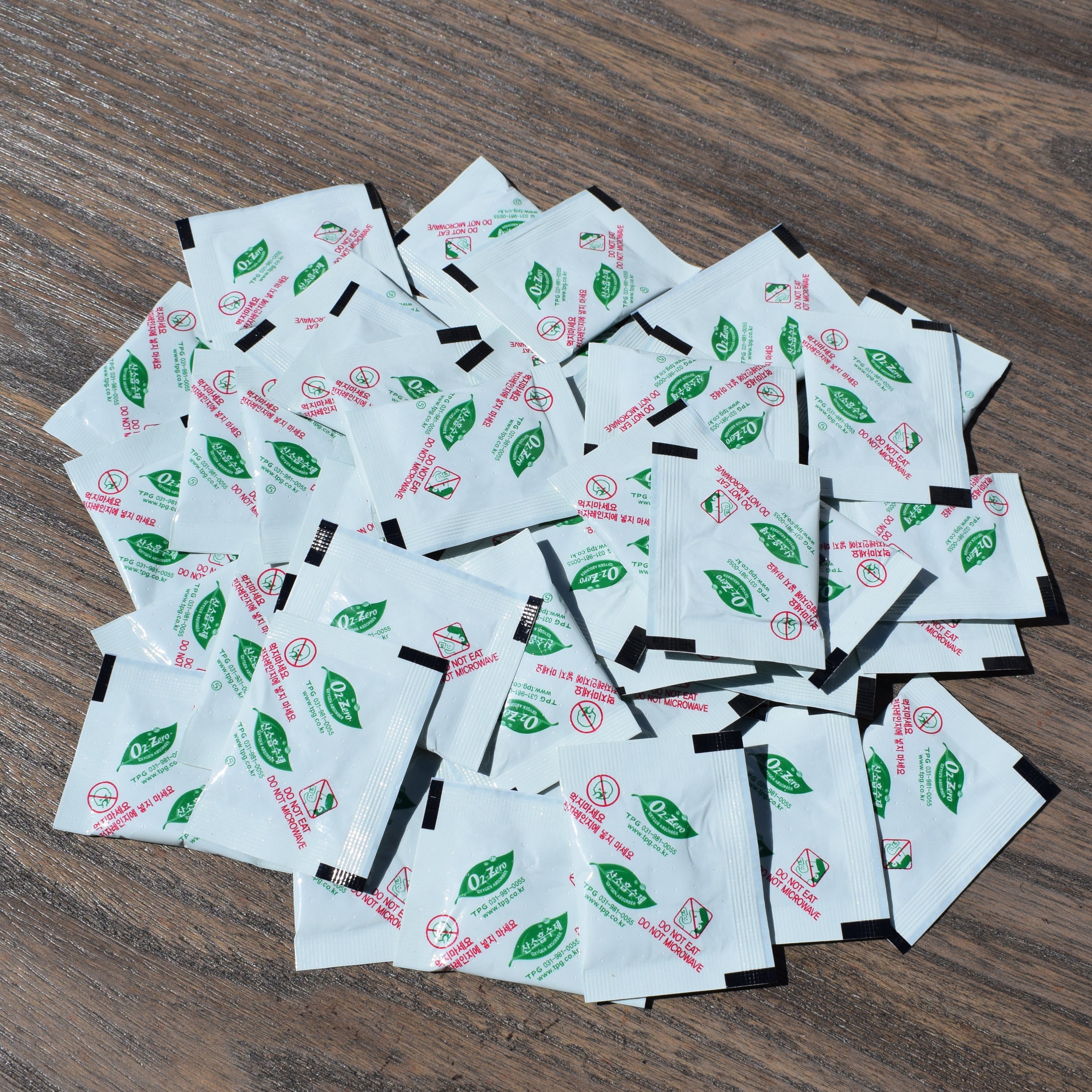 [250 Packs] 100 CC Premium Oxygen Absorbers(1 Bag of 250 Packets) ISO