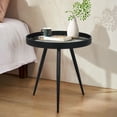 thumbnail image 3 of Gymax Table Basse Ron Table d'Appoint Moderne Table d'Appoint Polyvalente avec Plateau en Bois, 3 of 10