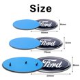 thumbnail image 3 of Car Front Grille Emblem Rear Trunk Lid Logo Sticker Decor For Fiesta Focus 2 Mondeo mk4 Mustang Ranger Kuga S-MAX Transit C 22.4x8.8cm, 3 of 5