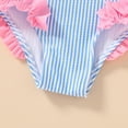 thumbnail image 5 of MAMAMI Baby Girls Swimsuit Summer Stripe One-Piece Bathing Suit for Girl,Size 9M-4Y, 5 of 7