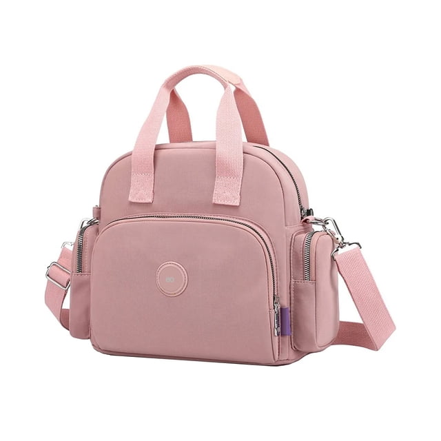 Bolso De Moda Impermeable Con Carga Usb Portátil Rosa