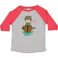 thumbnail image 3 of Inktastic Fishing Boy, Fisherman, Fishing Rod, Brown Hair Boys Toddler T-Shirt, 3 of 5