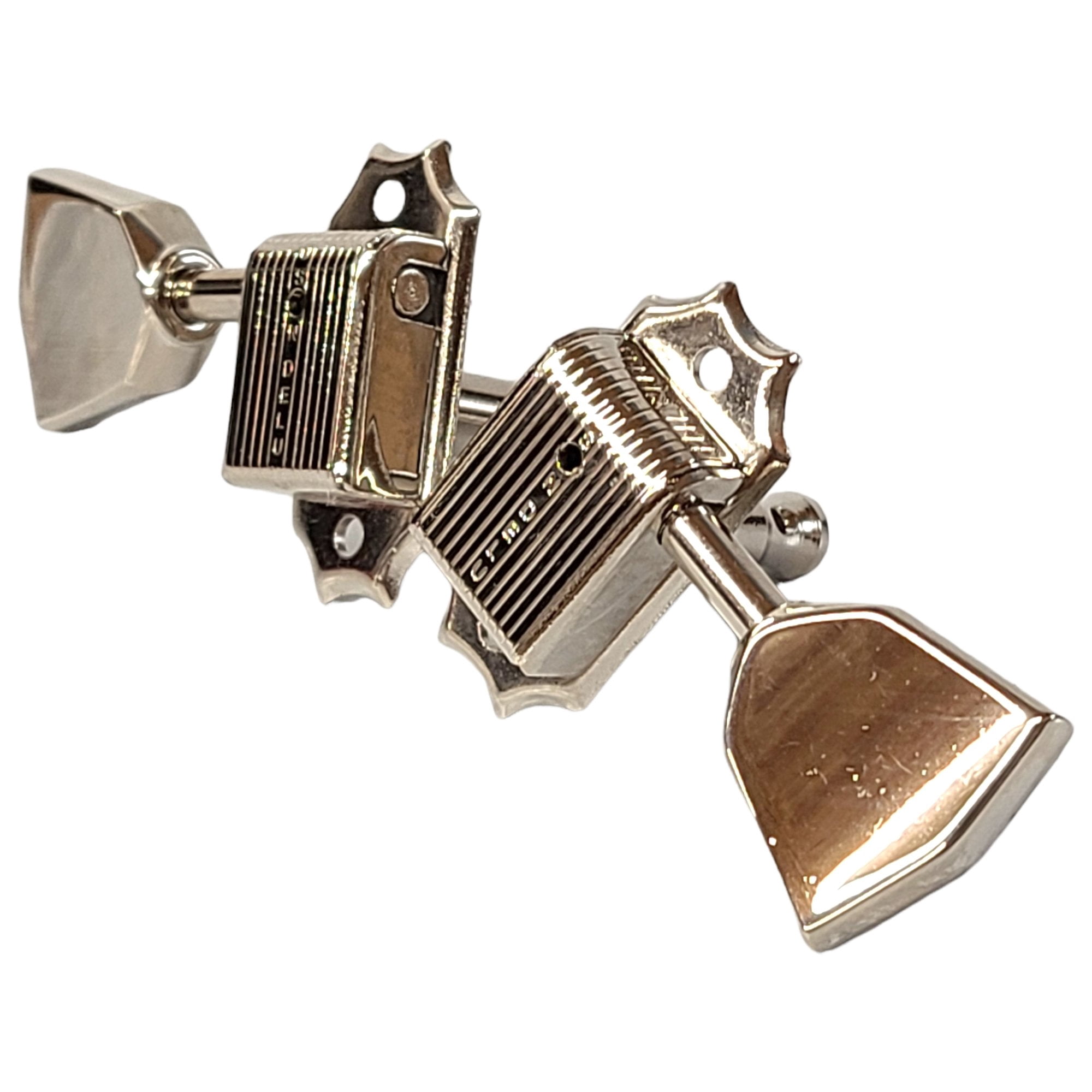 Kluson 3 Per Side Deluxe Series Tuning Machines Metal Tulip Keys Standard Post