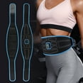 thumbnail image 4 of EMS Muscle Stimulator Abdominal Toning Belt Fitness Massager Training Gear Waist Ab Trainer Waist Trainer  Body Slimming Shaping (black), 4 of 7