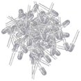 thumbnail image 1 of 100 Pcs 5mm Warm White LED Diode Lamps DC 3v 20ma Bulb Electronic Components Light Diode, 1 of 5