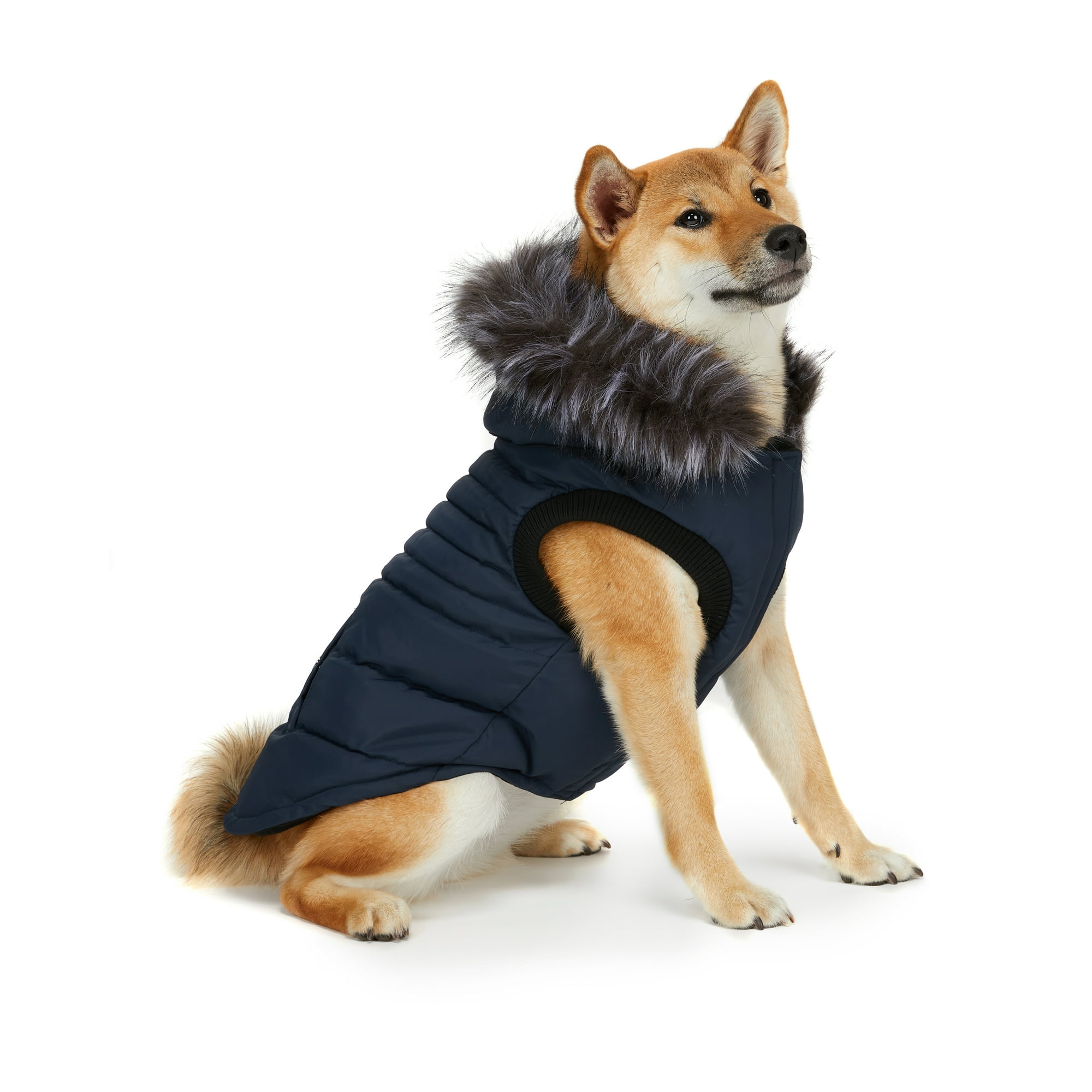 Pajar Pup Toby Cozy Microfleece Lined Quilted Hooded Coat For Dogs L