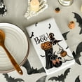 thumbnail image 2 of Sm:)e Spooky Pumpkin Ghost Boo Bat Halloween Kitchen Dish Towels 2 Set 18 x 26 inch, 2 of 6