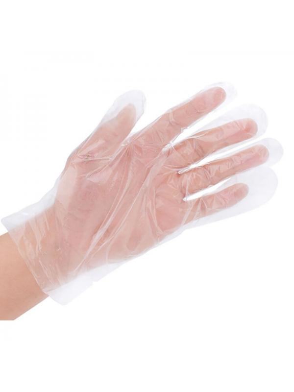 100Pack Men Women Clear Vinyl Gloves